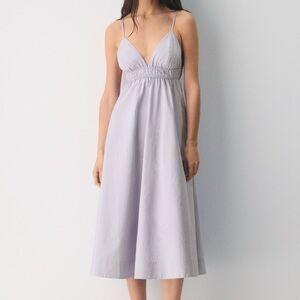 Encourage Poplin Dress White